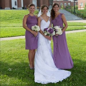 David’s bridal bridesmaid dress